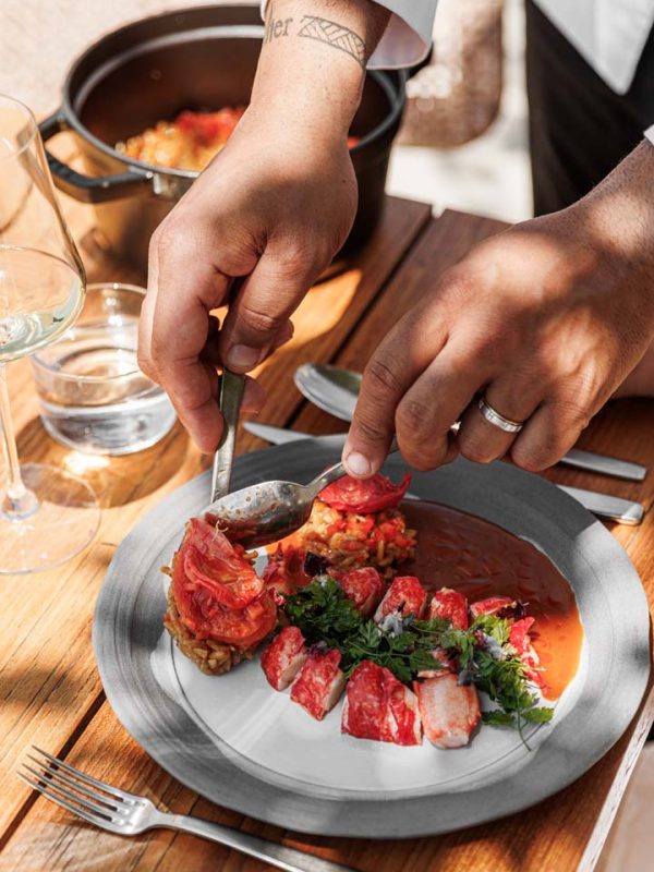 Le Mirage, restaurant serving local specialities in Bormes les Mimosas