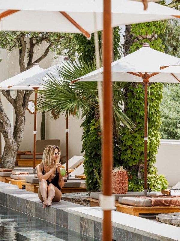 Terrasse mit Meerblick Restaurant Bormes-les-Mimosas Le Mirage